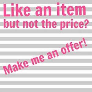 Give an offer!  Right now on jackets/coats at least 20% but some 50%!